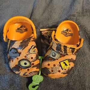 CROCS children's size C6 jurassic park NWT